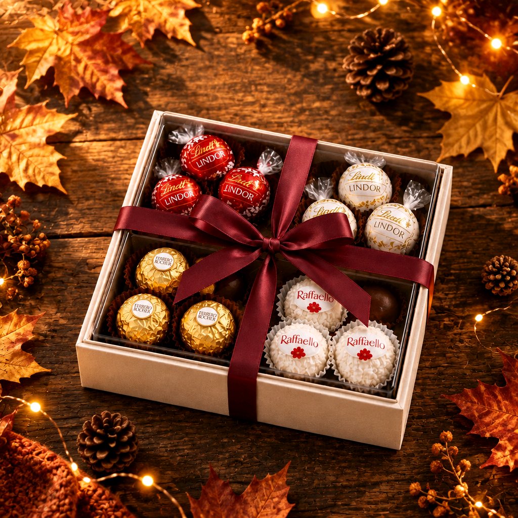 CAJA BOMBONES 4 VARIEDADES