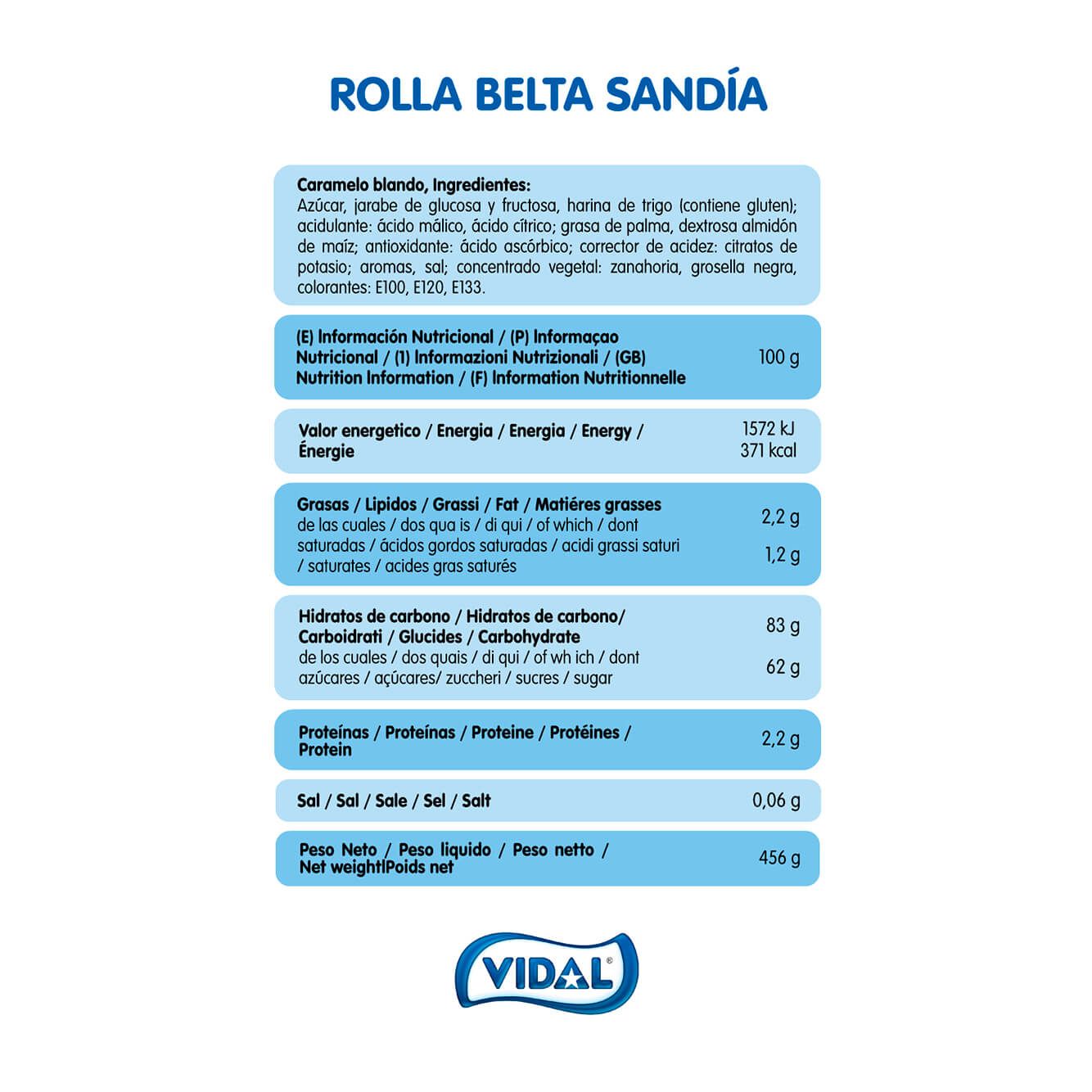 ROLLA BELTA PICA COLA ENVUELTO INDIVIDUALMENTE