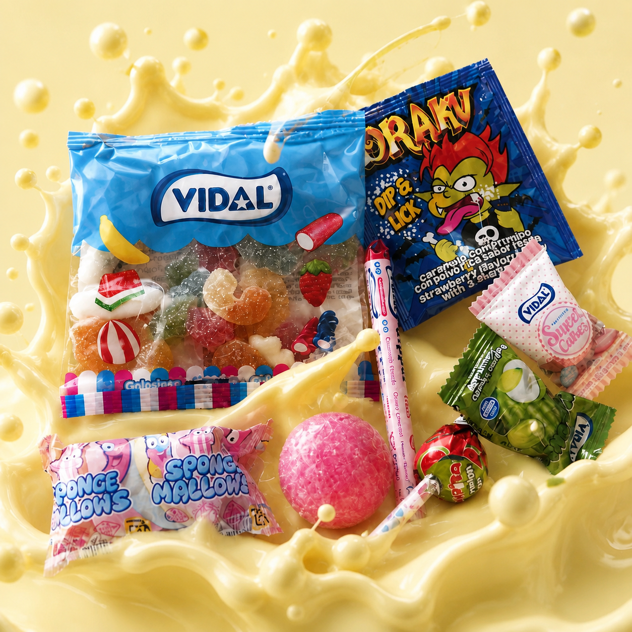 BOLSA CONO UNICORNIO RELLENA DE CHUCHES