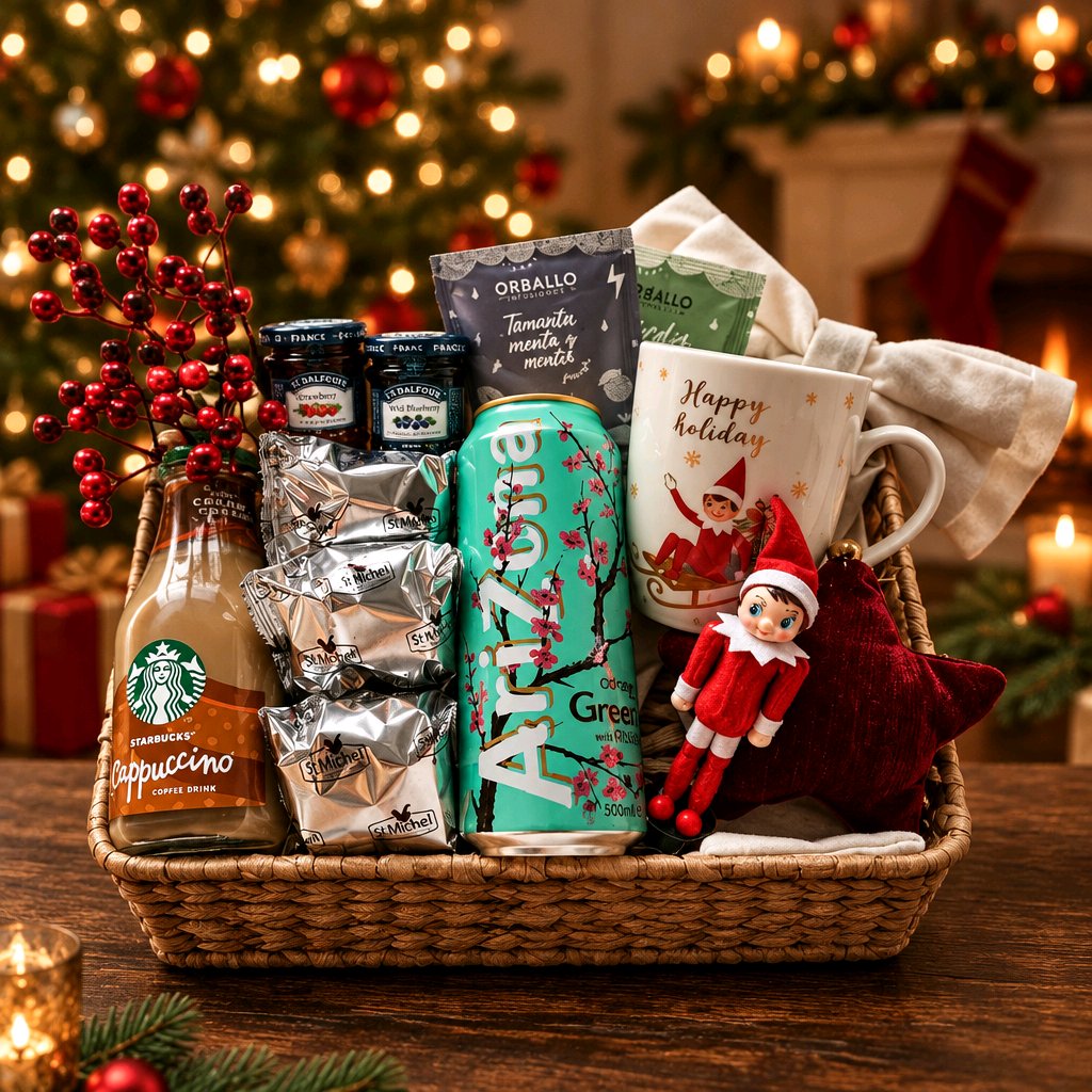 CESTA DESAYUNO NAVIDAD